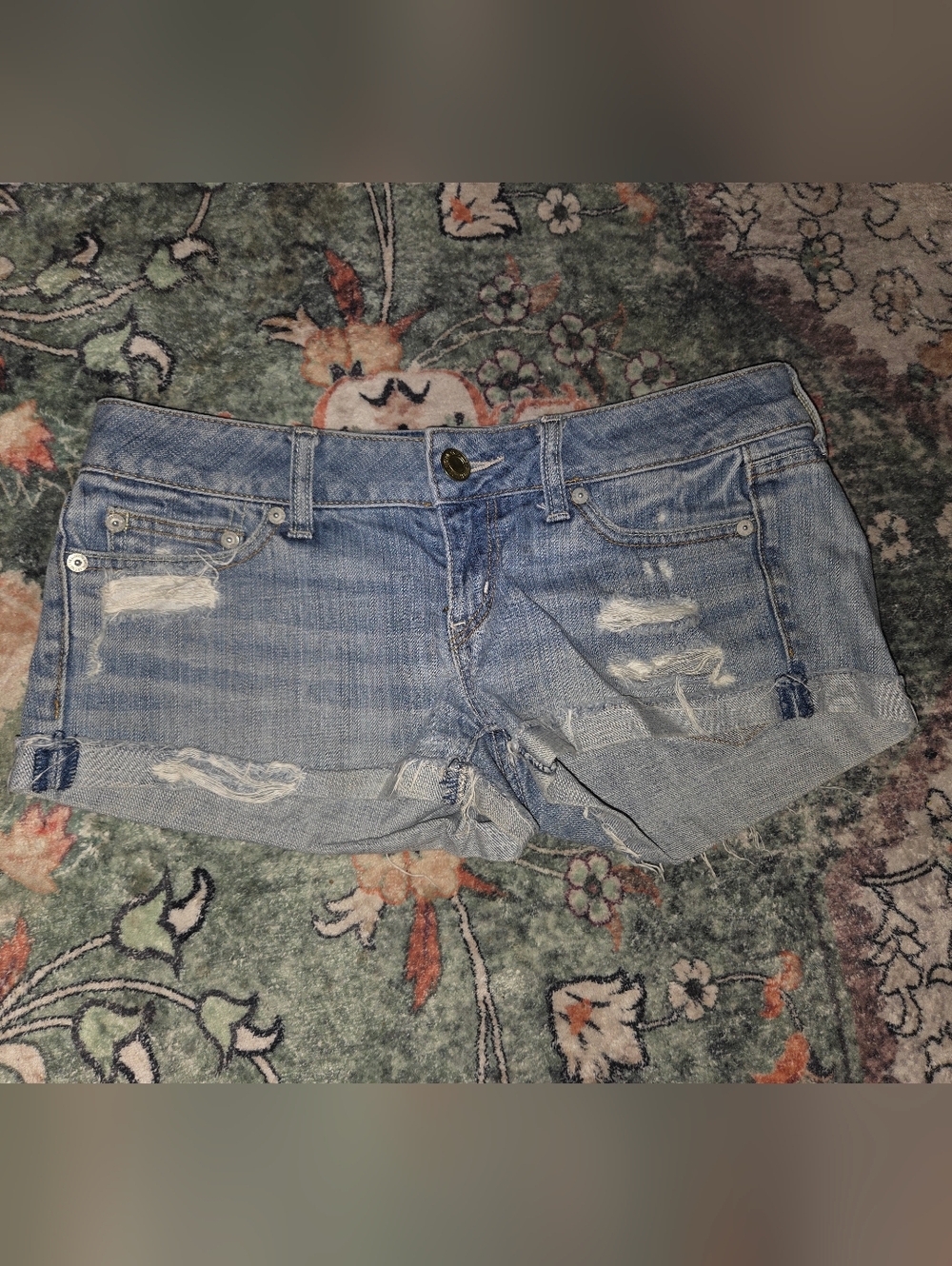 American Eagle Outfitters Light Blue Denim Shorts